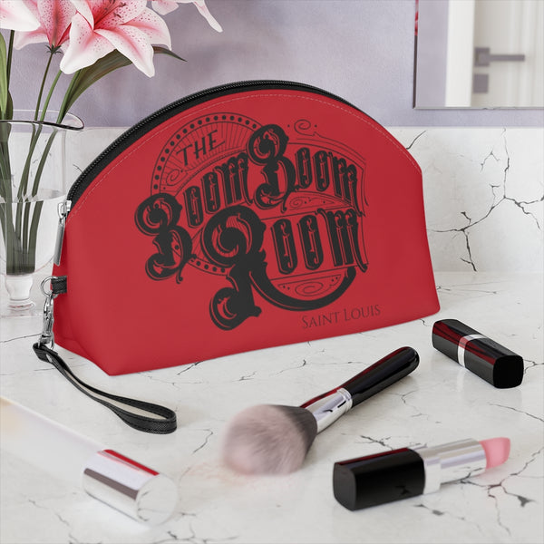 Purse - Makeup Bag - Red With Black Boom Boom Room Logo
