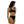 Load image into Gallery viewer, Swimsuit - Sexy Black Suit With Printed Pasties - Recycled high-waisted bikini

