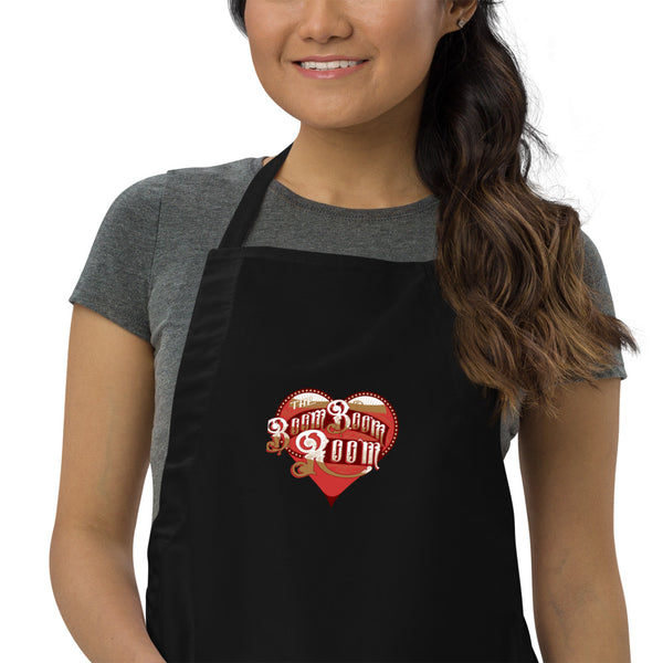 Apron - Embroidered With Boom Boom Room Heart Logo