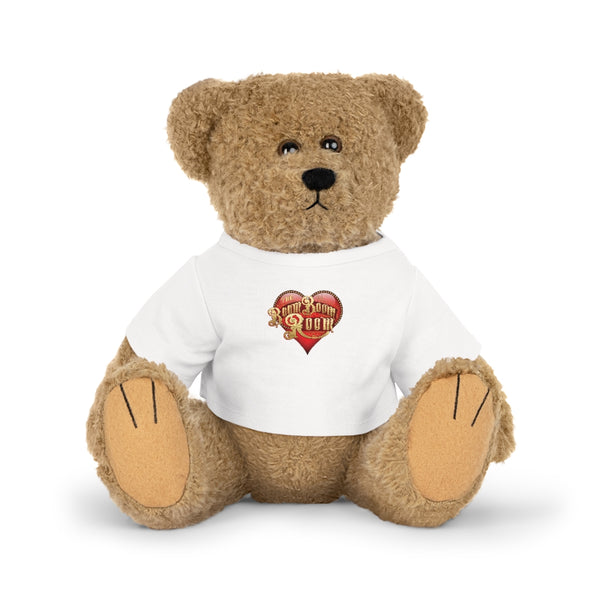 Plush Toy - Teddy Bear, Elephant, or Rabbit with BBR heart Logo T-Shirt