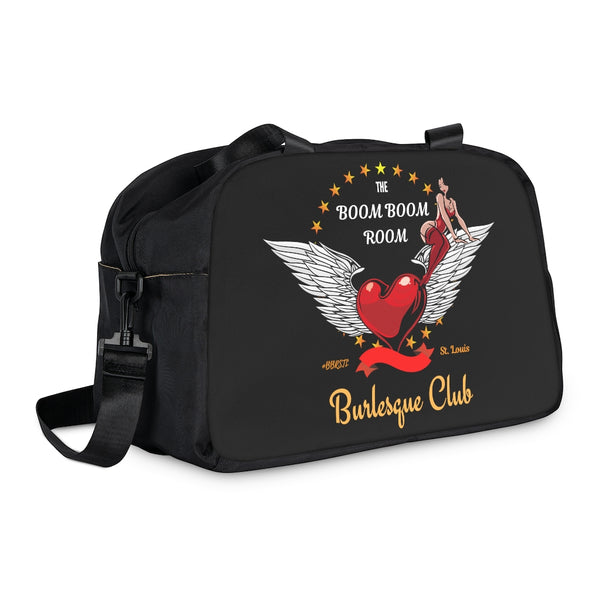 Bag - Unisex Handbag - Black With Burlesque Club Art