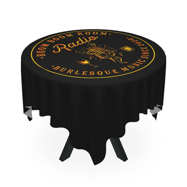 Table Cloth With Burlesque Radio Logo