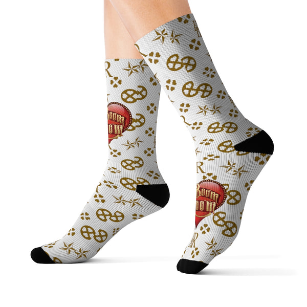 Socks by BBR Signature Series White with Designer Pattern – The Bombshell  Shop