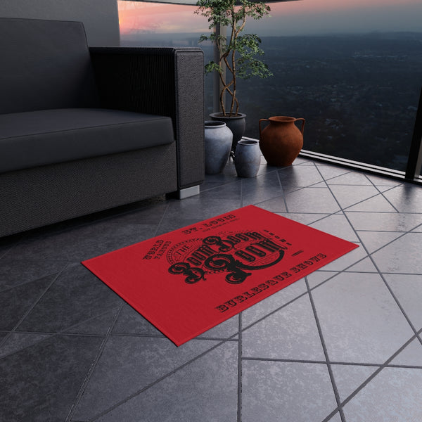 Rug - Outdoor With Boom Boom Room Logo - REd