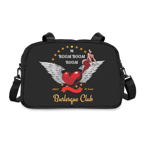 Bag - Unisex Handbag - Black With Burlesque Club Art