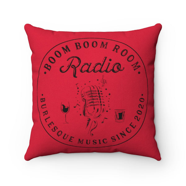 Pillow Square With Burlesque Radio Logo
