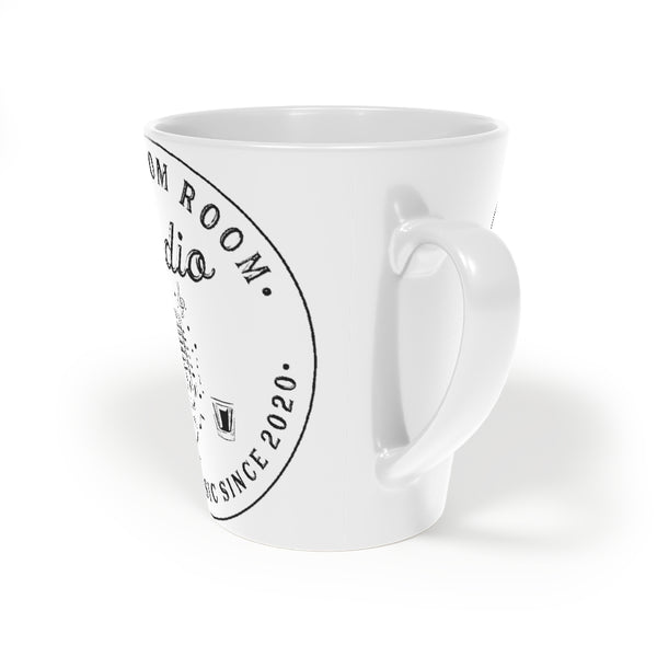 Mug - Latte Mug - With Burlesque Radio Logo