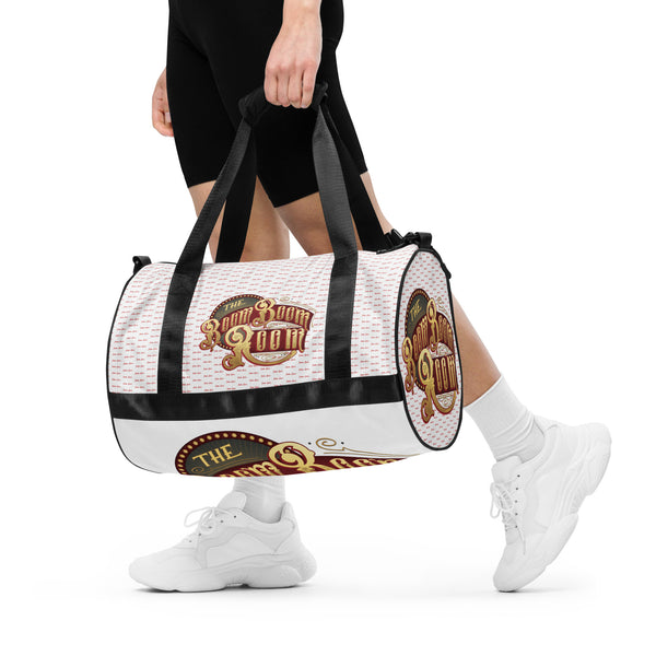 Bag - Duffle - For The Gym - White Themed In the Boom Boom Room