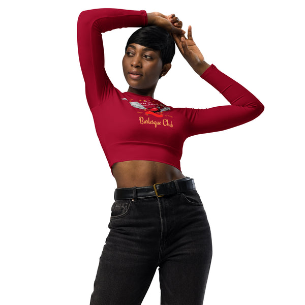 T-Shirt - High Fashion - Attitude, Recycled long-sleeve crop top