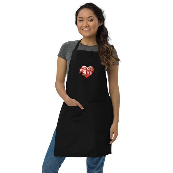 Apron - Embroidered With Boom Boom Room Heart Logo