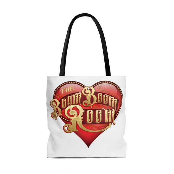 Bag - Tote - White With Boom Boom Room Heart Logo