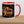 Load image into Gallery viewer, RED AND BLACK BOOM BOOM ROOM COFFEE CUP WITH VINTAGE LOGO BURLESQUE CLUB
